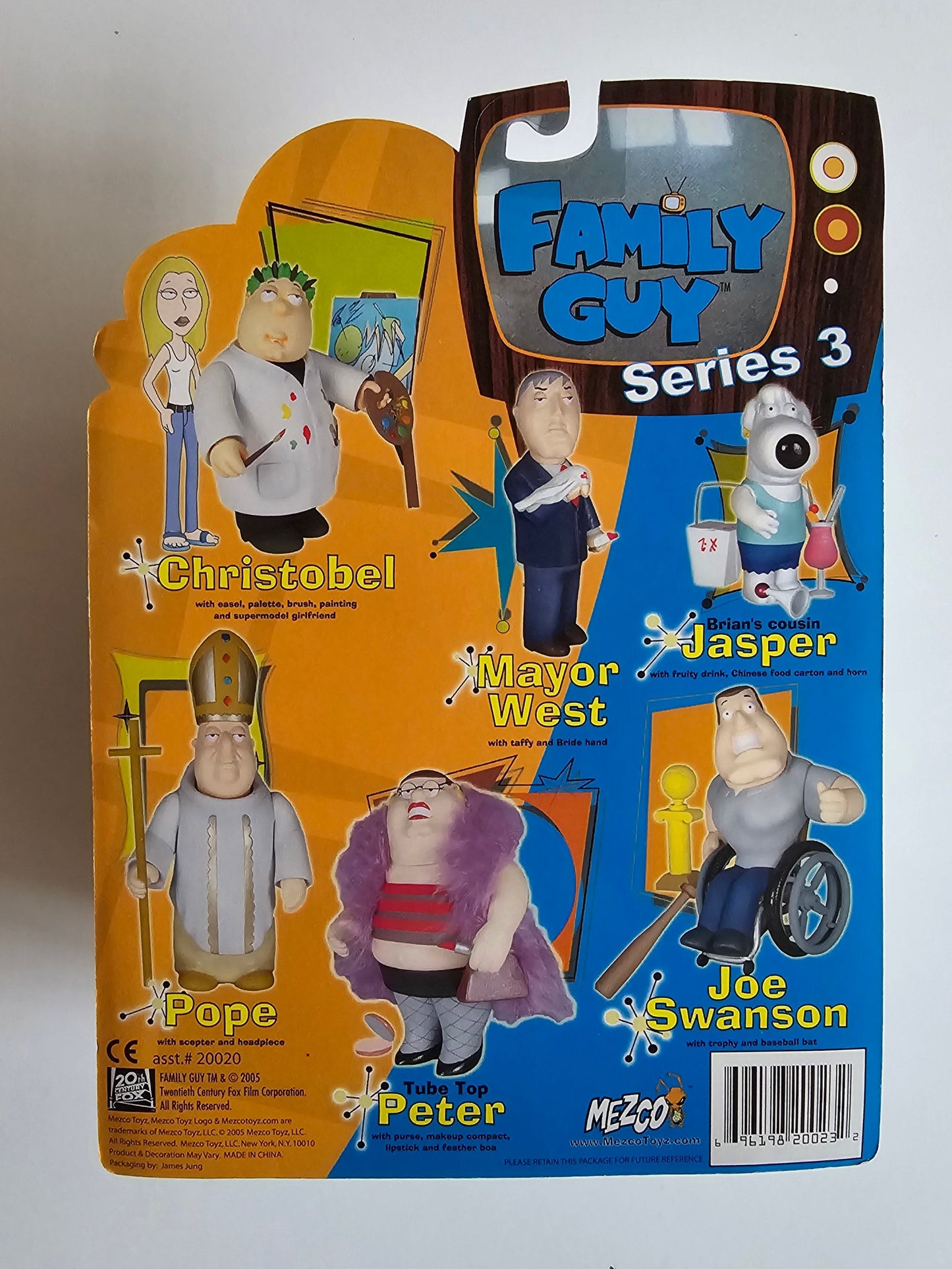 Family Guy - Series 3  Joe Swanson (2005) by Mezco - Near Mint