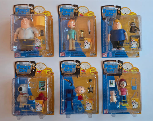 Family Guy - The Full Griffin Family Lot of 6 (2004) by Mezco