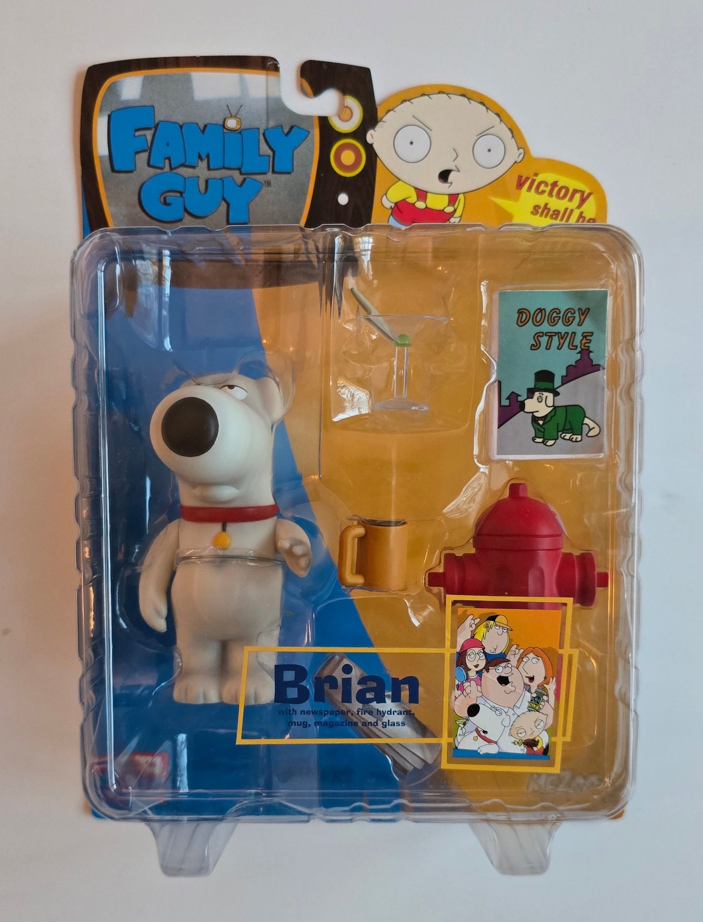 Family Guy - Series 1 Brian (2004) by Mezco - *Crease on back