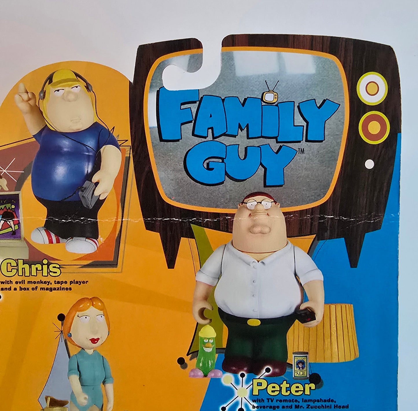 Family Guy - Series 1 Brian (2004) by Mezco - *Crease on back