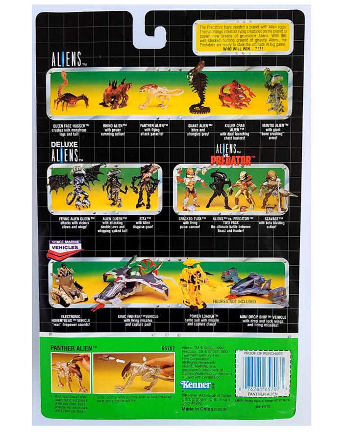 ALIENS - Panther Alien (1994) by Kenner