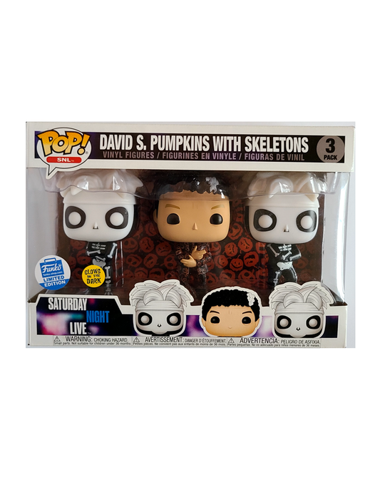 Saturday Night Live - Funko POP David S. Pumpkins with Skeletons 3 pack