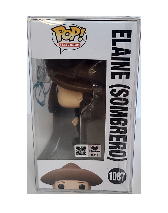 Seinfeld - Funko Pop Elaine Sombrero Autographed by Julia Louis-Dreyfus (1087)