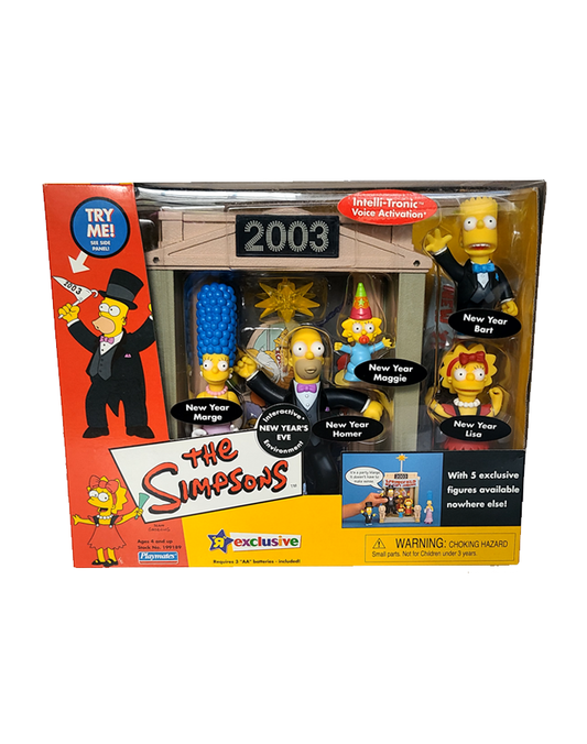 The Simpsons - New Years Toys R Us Exclusive (2003) by Playmates