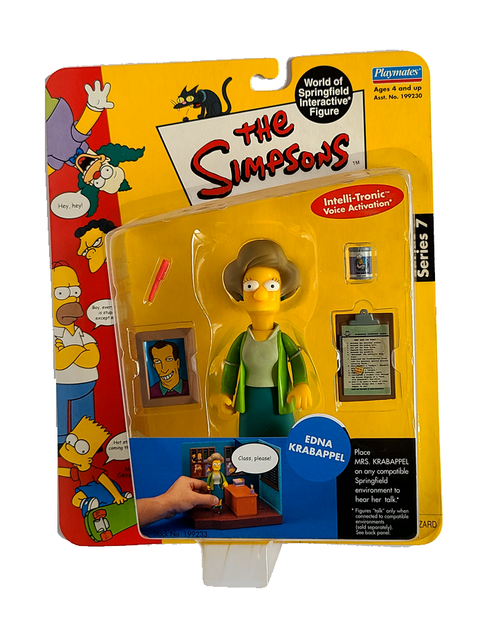 The Simpsons - Series 7 - Edna Krabappel (2001) by Playmates