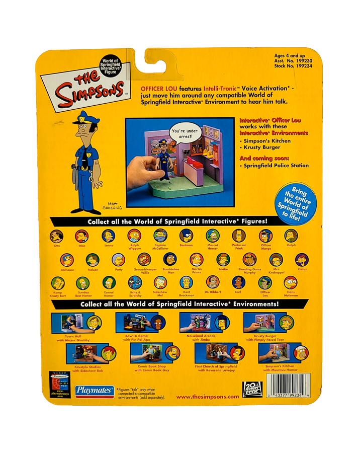 The Simpsons - Series 7 - Officer Lou (2001) by Playmates