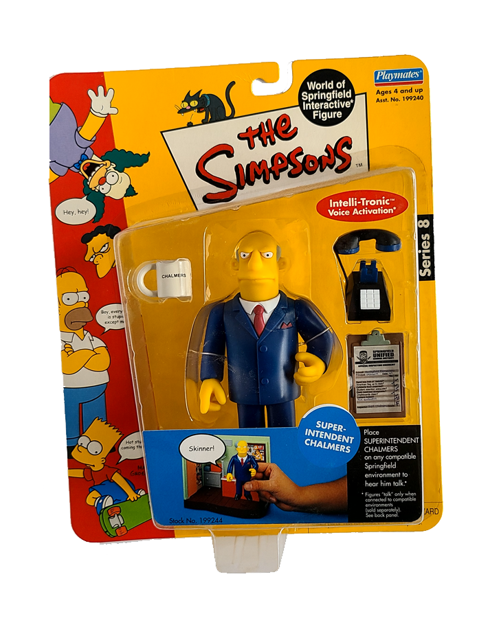 The Simpsons - Series 8 - Super Intendent Chalmers (2002) by Playmates