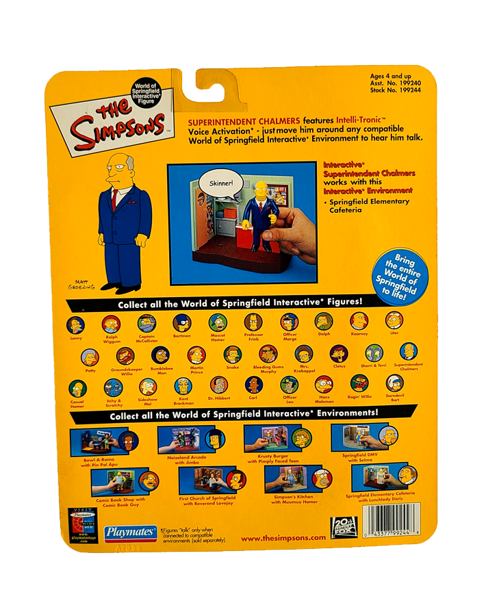 The Simpsons - Series 8 - Super Intendent Chalmers (2002) by Playmates