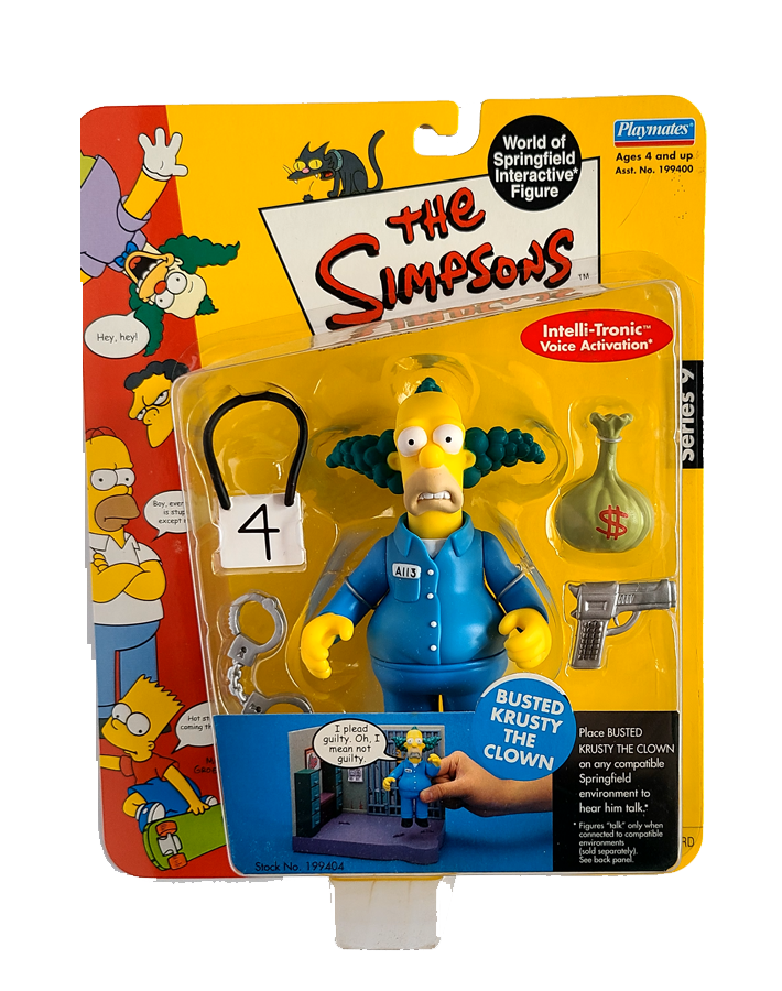 The Simpsons - Series 9 - Busted Krusty The Clown (2002) by Playmates