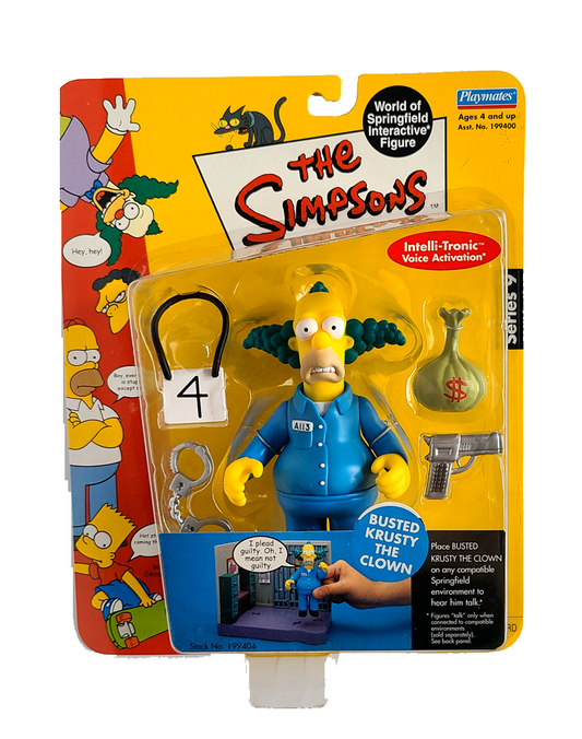 The Simpsons - Series 9 - Busted Krusty The Clown (2002) by Playmates