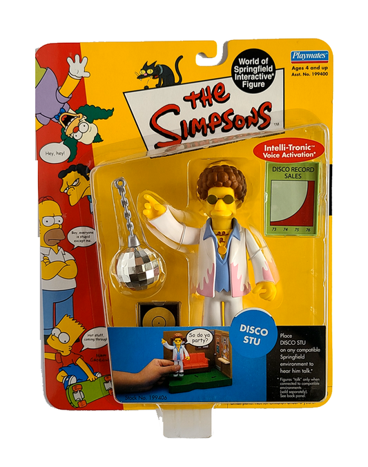 The Simpsons - Series 9 - Disco Stu (2002) by Playmates