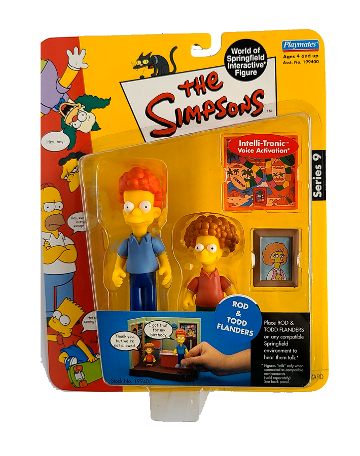 The Simpsons - Series 9 - Rod & Todd Flanders (2002) by Playmates