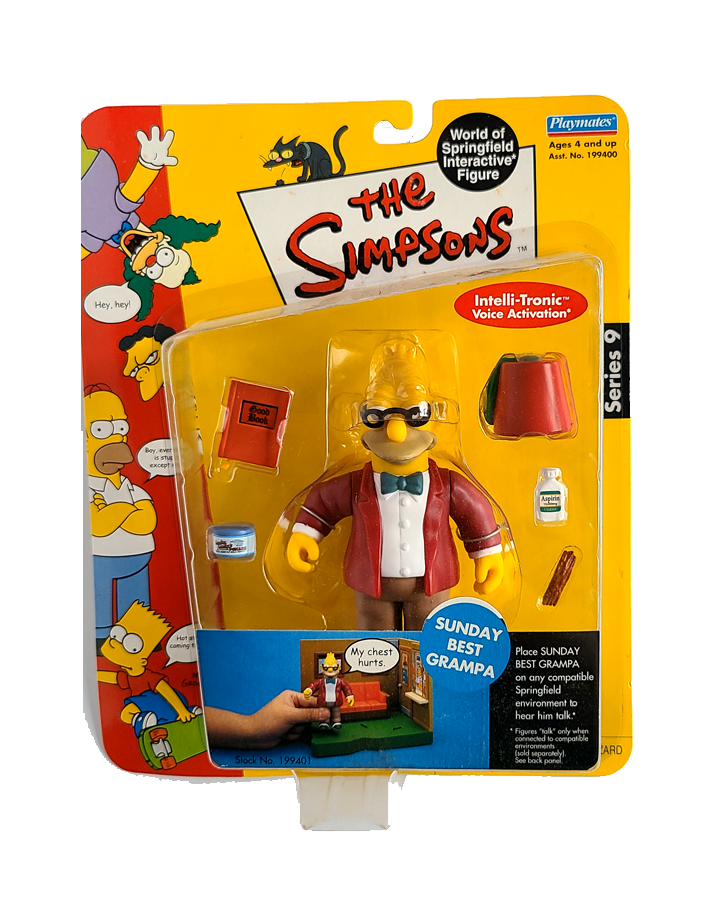 The Simpsons - Series 9 - Sunday Best Grampa (2002) by Playmates