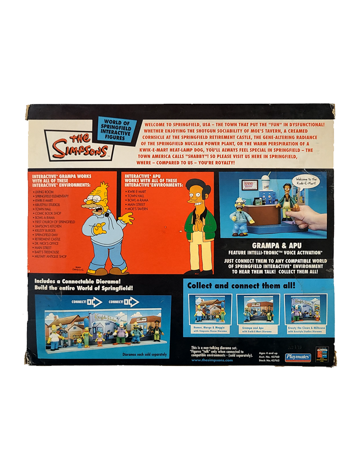 The Simpsons - The Kwik-E-Mart Diorama Interactive Environment (2003) by Playmates