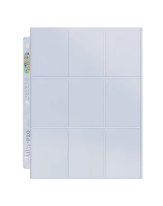 Ultra Pro - Platinum 9 Pocket Binder Pages - xxxct