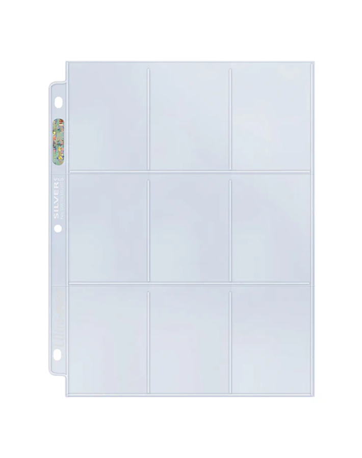 Ultra Pro - Silver 9 Pocket Binder Pages - xxxct