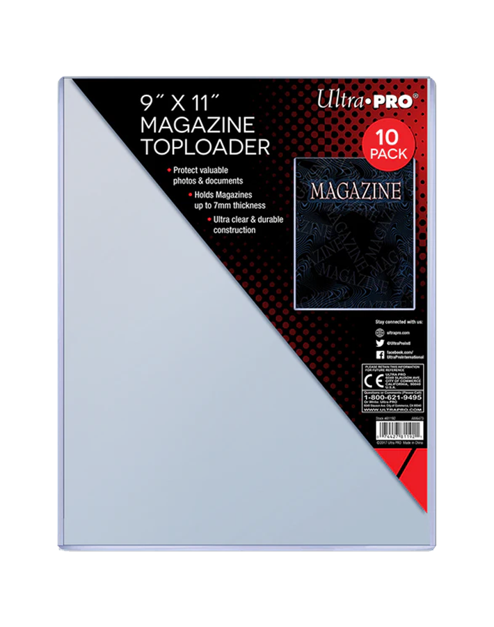 Ultra Pro - 9x11 Magazine Toploader - 10ct