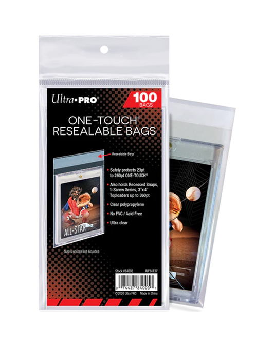 Ultra Pro - One-Touch Resealable Bags - 100ct