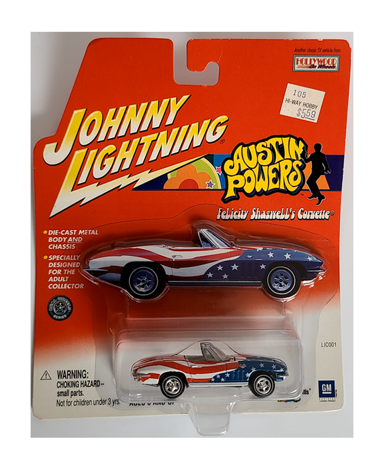 Austin Powers - Felicity Shagwell's Corvette - Johnny Lightning	2001