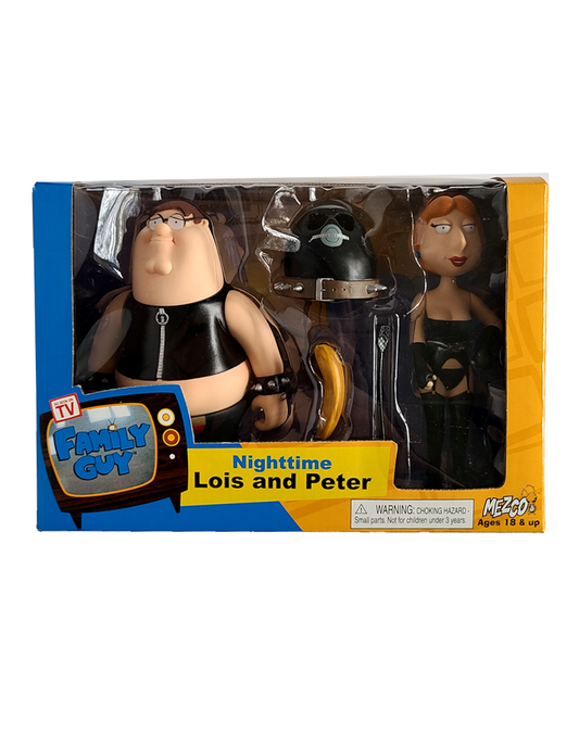 Family Guy - Nightime Lois and Peter (2005) by Mezco (Mint in Box)