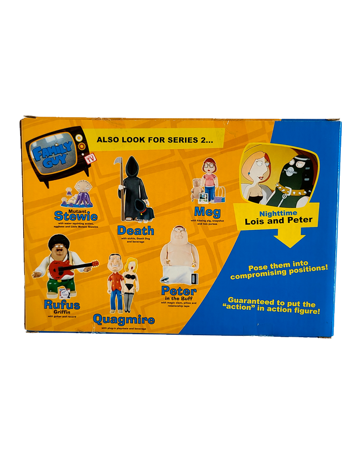 Family Guy - Nightime Lois and Peter (2005) by Mezco (Mint in Box)