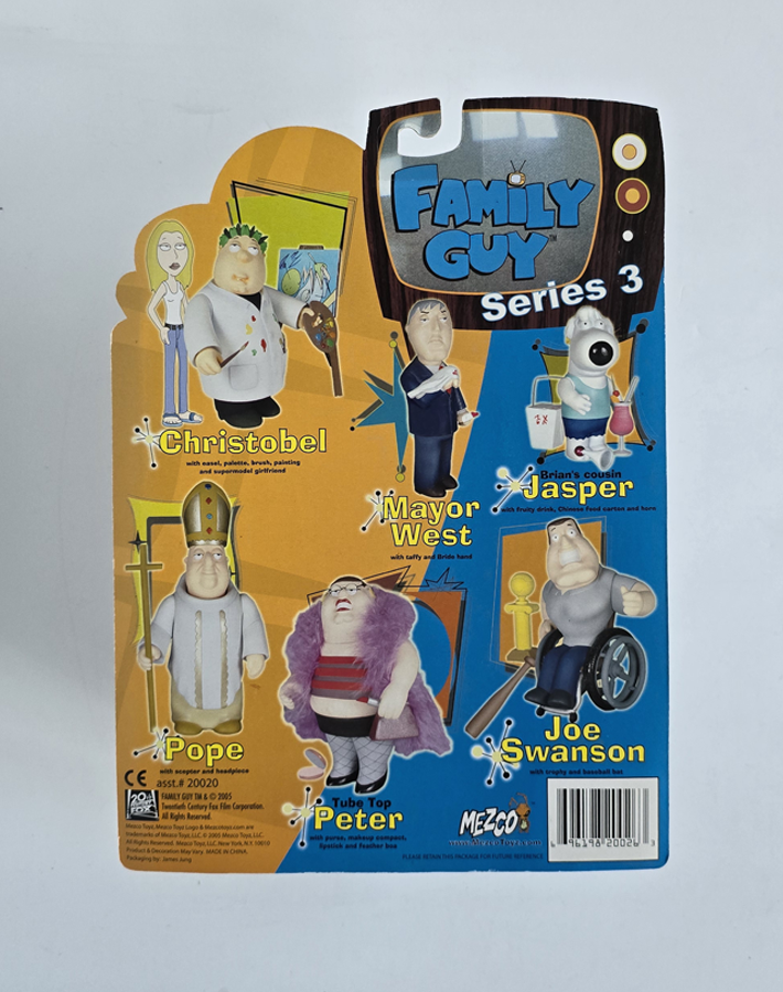 Family Guy - Series 3  Tube Top Peter (2005) by Mezco *Imperfect Package