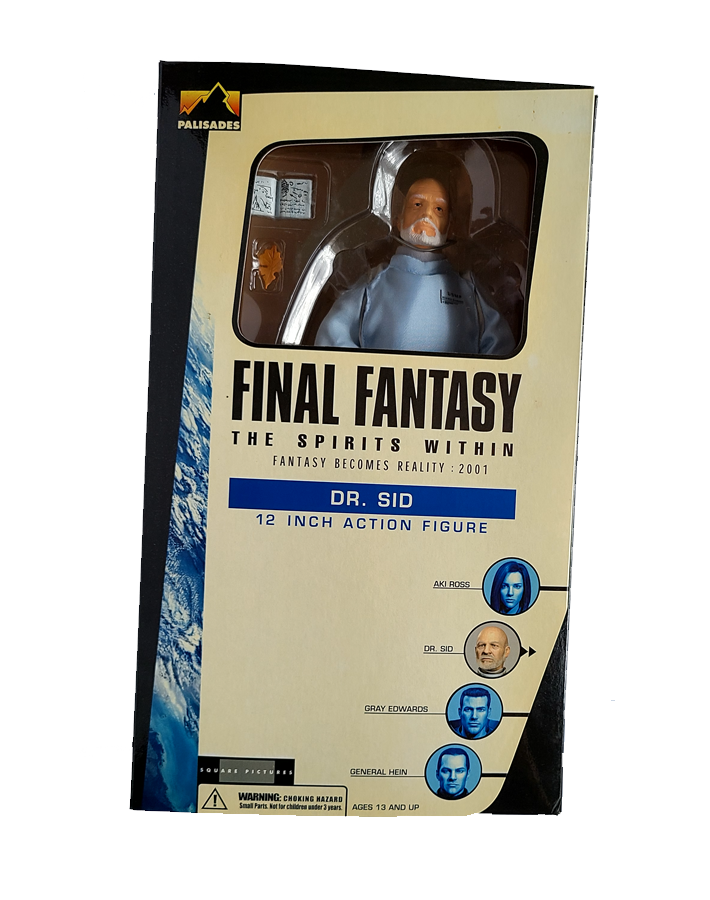 Final Fantasy - The Spirits Within - Dr. Sid Action Figure (2001) by Palisades