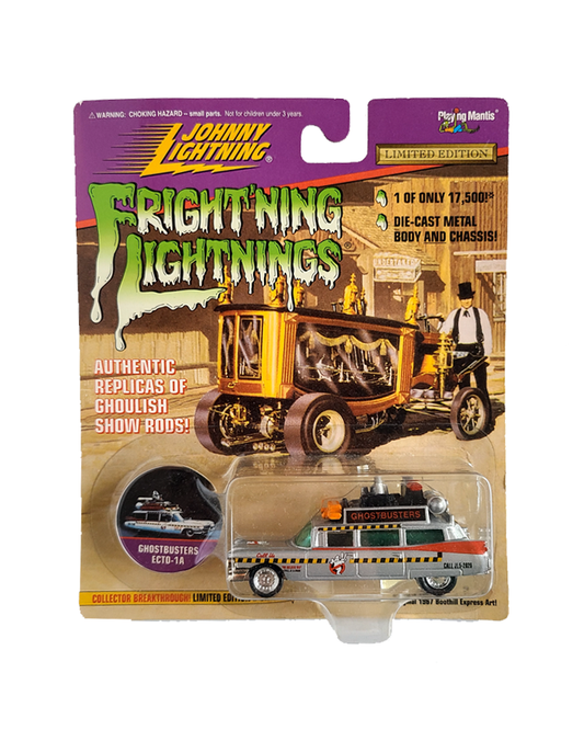 Ghostbusters - Johnny Lighting Frightning Lightning ECTO-1A Gray Car (1996) by Playing Mantis