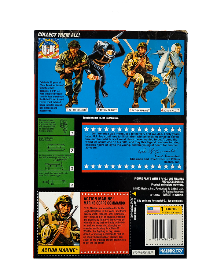 GI Joe - Commemorative Collection Action Marine (1993) by Hasbro