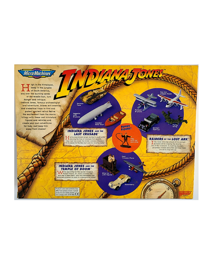 Indiana Jones - MicroMachine Set (1995) by Galoob