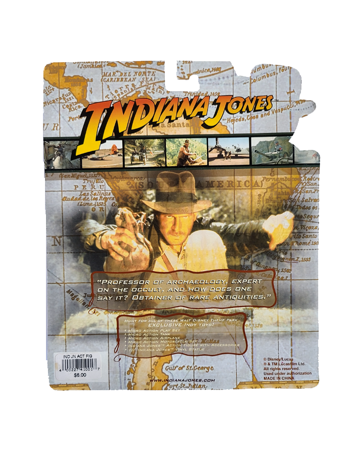 Indiana Jones - Indiana Jones Action Figure Disney Theme Park Exclusive (2001)