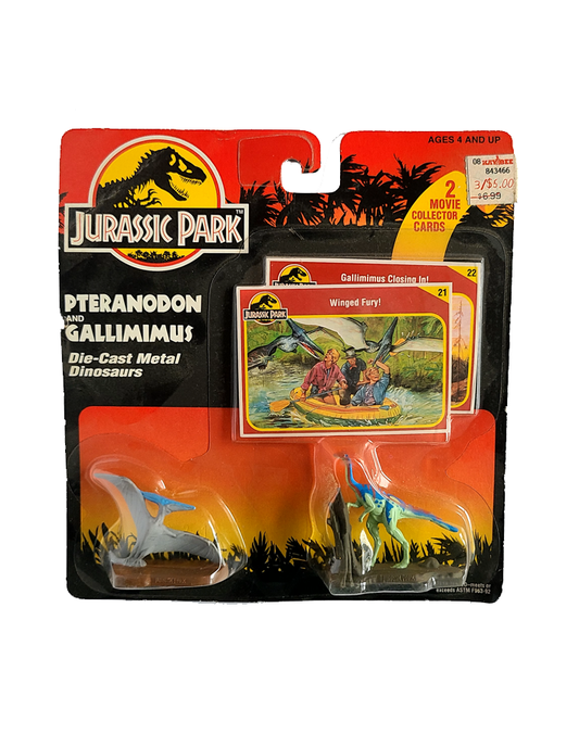 Jurassic Park - Pteranodon and Gallimimus (1993) by Kenner