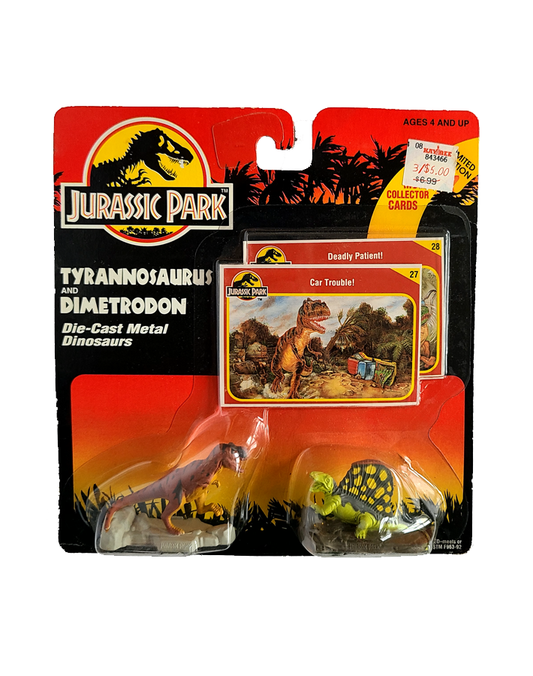 Jurassic Park - Tyrannosaurus and Dimetrodon (1993) by Kenner