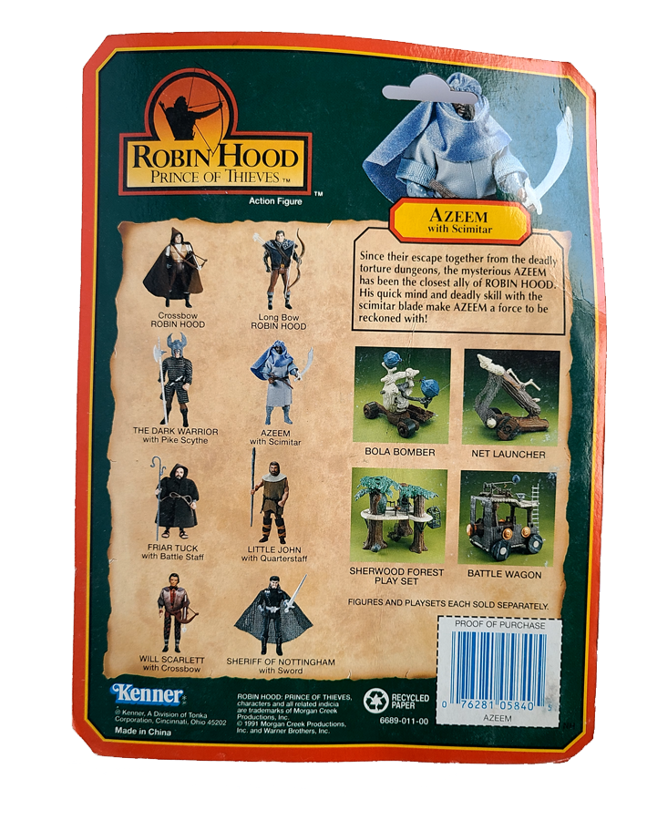 Robin Hood Prince of Thieves - Azeem Action Figure (1991) by Kenner