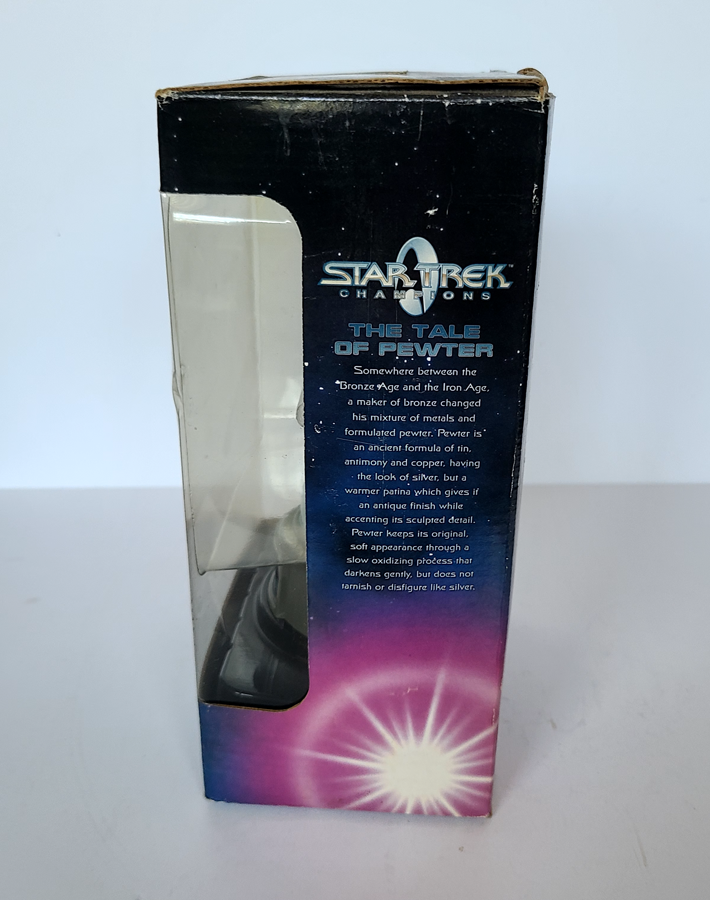 Star Trek - Champions U.S.S. Enterprise Pewter Figure 1 of 9,998 (1998) *Seal Broken