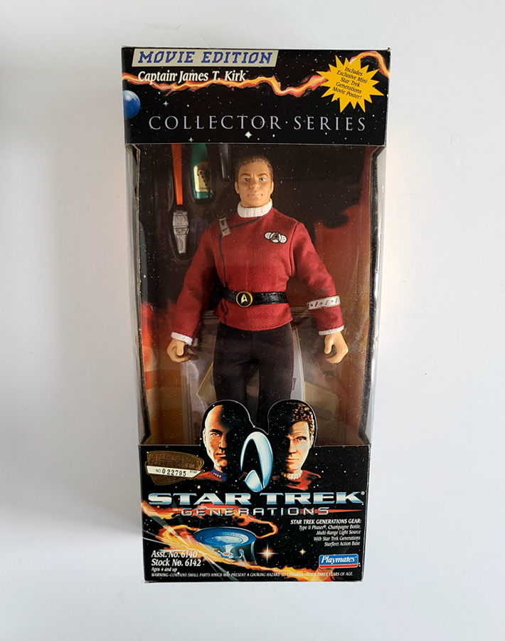 Star Trek - Generations Collectors Series Captain James T. Kirk 9" Figure (1994) by Playmates