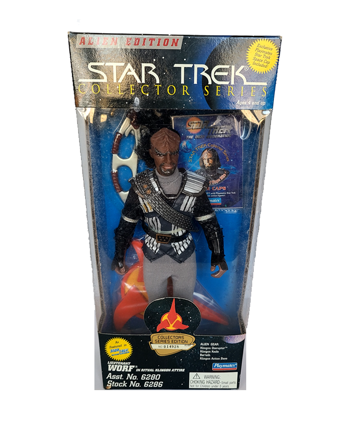 Star Trek - Collectors Series Lieutenant Worf 12" action figure (1995) by Playmates