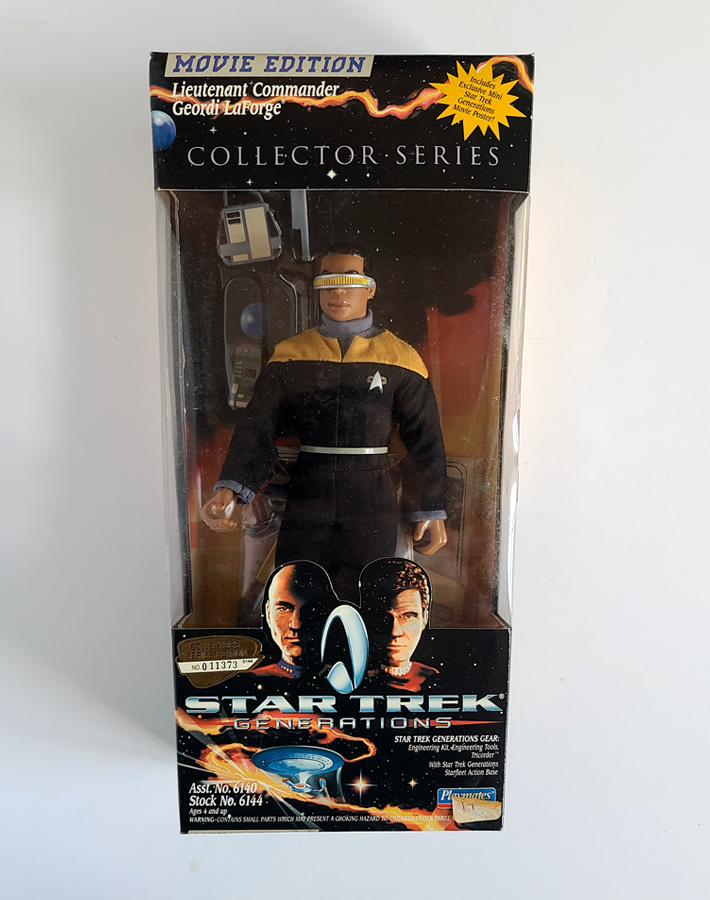 Star Trek - Collectors Series Lieutenant Commander Geodi LaForge 9" (1994) by Playmates