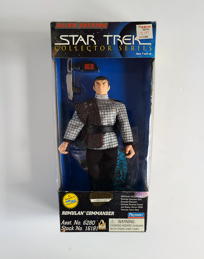 Star Trek - Collectors Series Romulan Commander 9" (1994) by Playmates