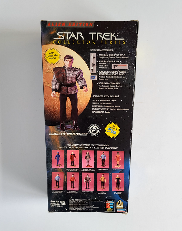 Star Trek - Collectors Series Romulan Commander 9" (1994) by Playmates