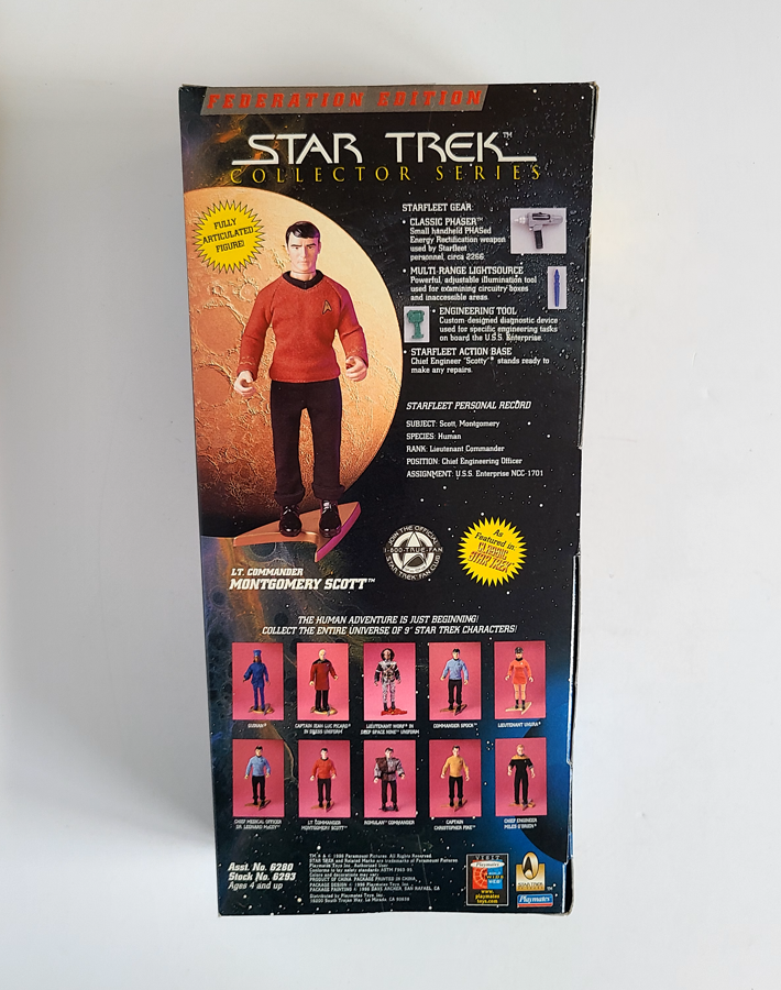 Star Trek - Collectors Series LT. Commander Montgomery Scott 9" (1994) by Playmates