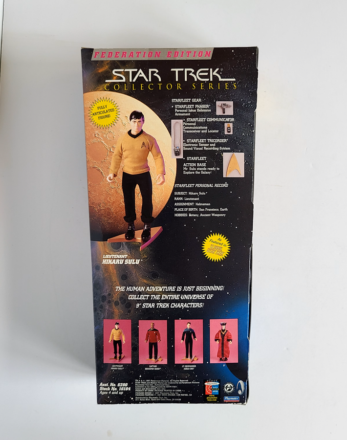 Star Trek - Collectors Series Lieutenant Hikaru Sulu 9" (1994) by Playmates