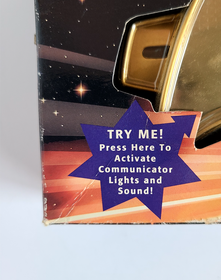 Star Trek - Starfleet Communicator Collectors Edition (1994) by Playmates *Imperfect Package