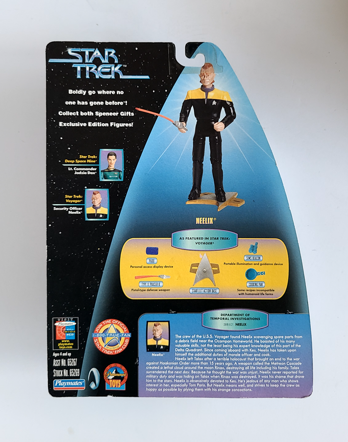 Star Trek - Exclusive Spencer Gifts - Security Officer Neelix (1997) by Playmates