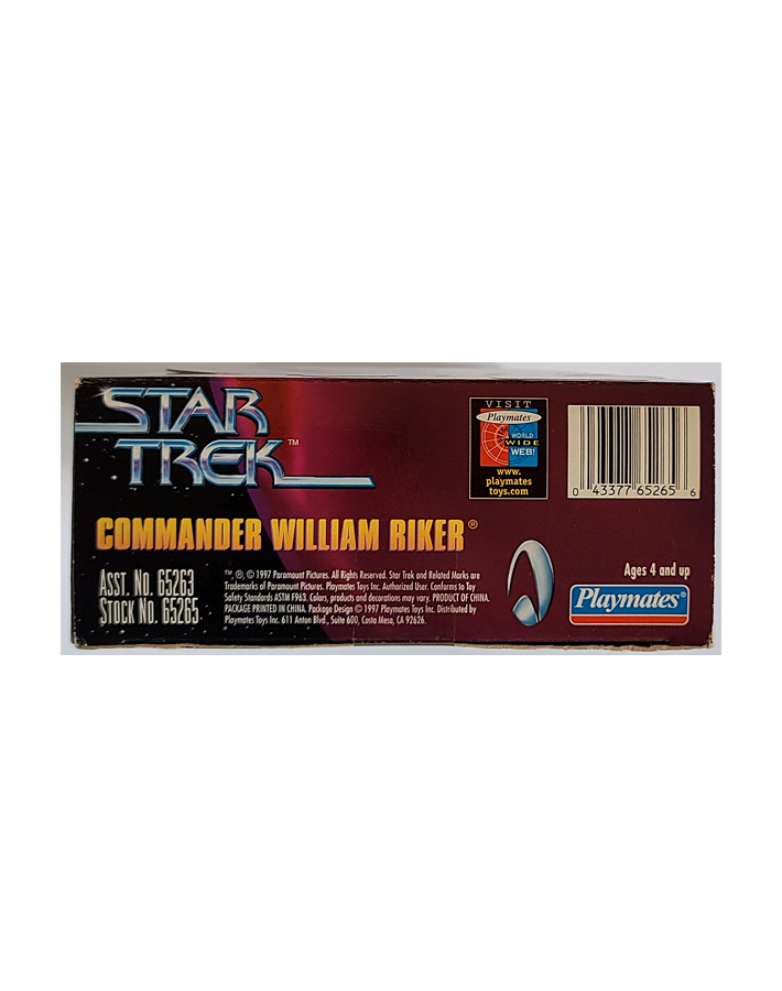 Star Trek - Exclusive Spencer Gifts Commander William Riker LE (1997) by Playmates