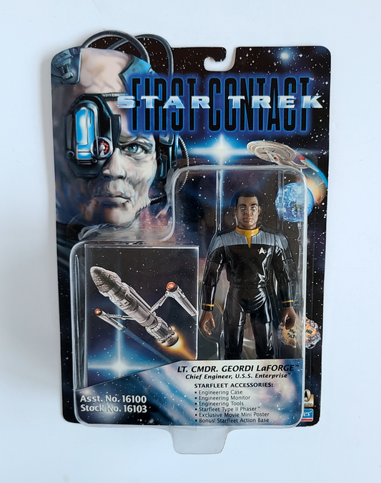 Star Trek - First Contact LT. CMDR. Geordi LaForge (1996) by Playmates