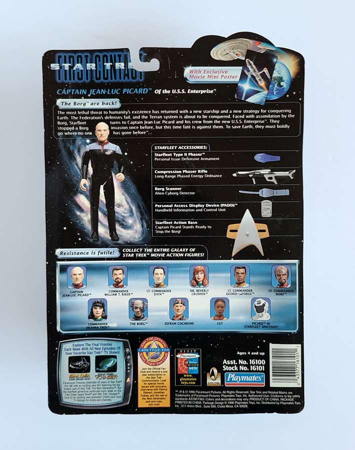 Star Trek - First Contact Captain Jean-Luc Picard (1996) by Playmates