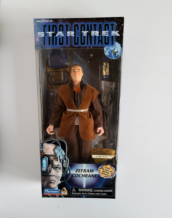 Star Trek - First Contact Collectors Series Zefram Cochrane 9" Figure (1996) by Playmates