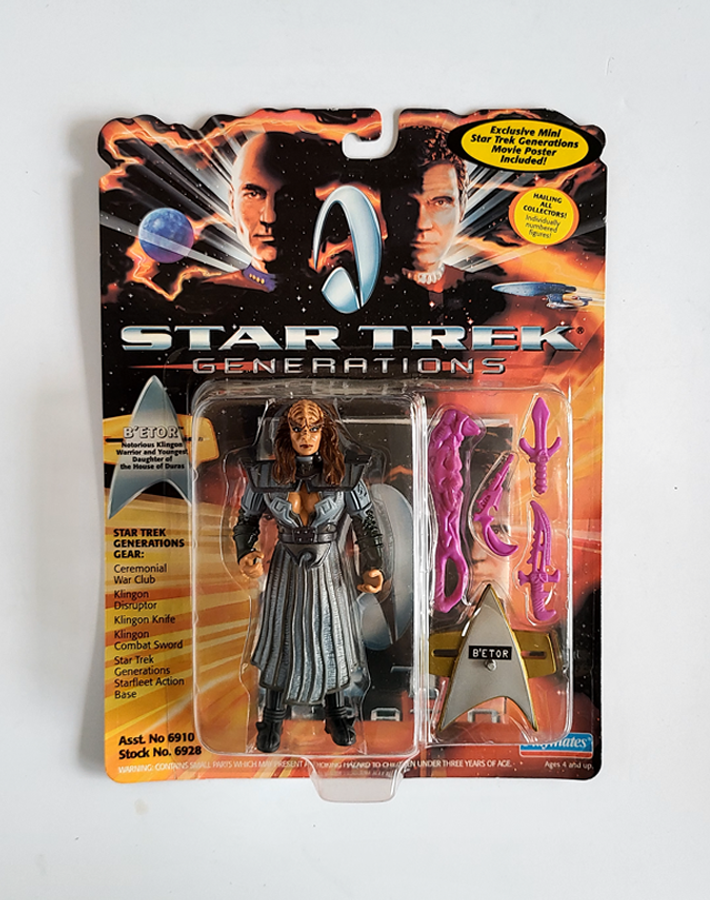 Star Trek - Generations B'etor (1994) by Playmates *Imperfect Package