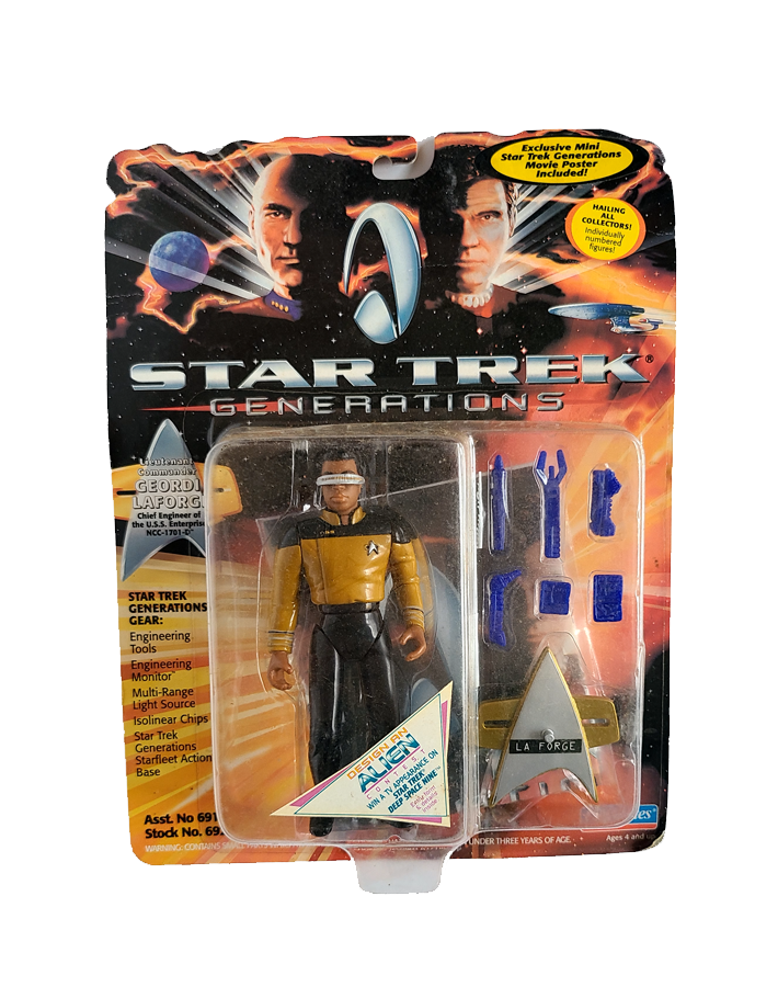 Star Trek - Generations Geordi La Forge (1994) by Playmates